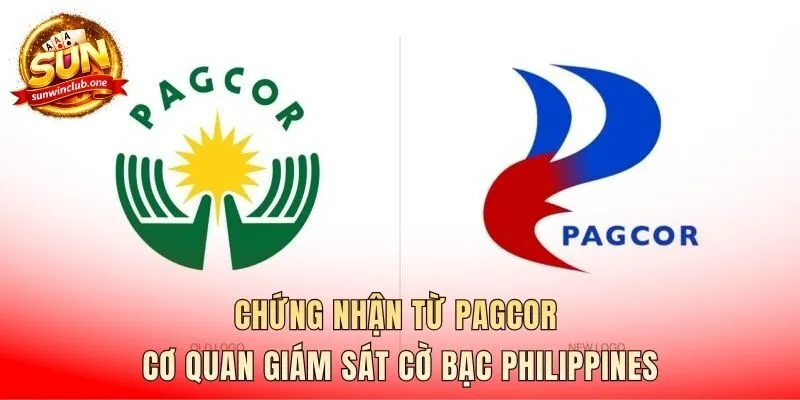 Chứng nhận từ PAGCOR - cơ quan giám sát cờ bạc Philippines
