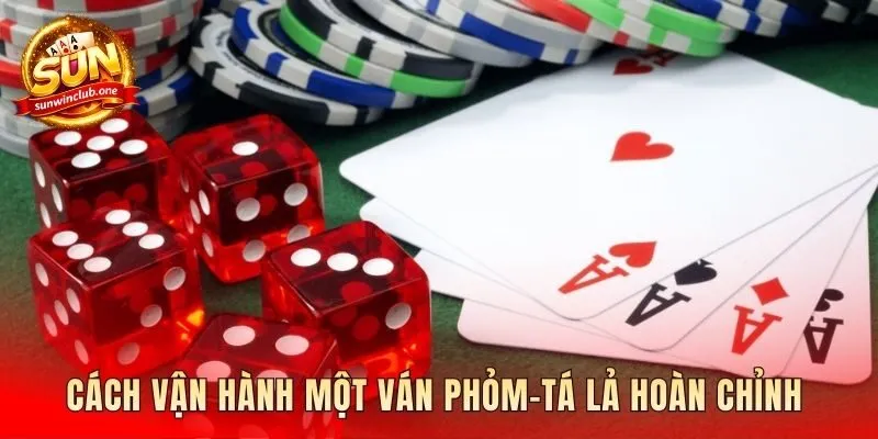 Quy trình một ván phỏm hoàn chỉnh từ thuật ngữ đến điểm số